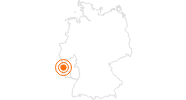Ausflugsziel Bitburger Erlebniswelt in der Eifel: Position auf der Karte