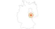Ausflugsziel Weihnachtsmarkt Naumburg in Saale-Unstrut: Position auf der Karte