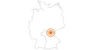 Ausflugsziel Festung Plassenburg in Kulmbach im Frankenwald: Position auf der Karte
