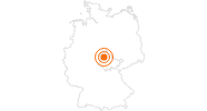 Ausflugsziel Historische Wehranlage Mühlhausen in Hainich: Position auf der Karte