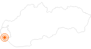 Ausflugsziel SNP Brücke Bratislava in Bratislava: Position auf der Karte
