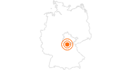 Ausflugsziel Veste Heldburg - Deutsches Burgenmuseum im Thüringer Wald: Position auf der Karte