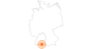 Ausflugsziel Neues Schloss Meersburg am Bodensee: Position auf der Karte