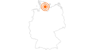 Webcam Über den Dächern Neumünsters an der Ostsee und Holsteinische Schweiz: Position auf der Karte
