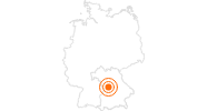 Ausflugsziel Residenz Ellingen im Naturpark Altmühltal: Position auf der Karte