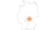 Ausflugsziel Schloss Rosenau Oberes Maintal - Coburger Land - Haßberge: Position auf der Karte