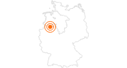 Ausflugsziel Baumwipfelpfad in Bad Iburg im Osnabrücker Land: Position auf der Karte