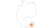 Ausflugsziel Altöttinger Christkindlmarkt in Inn-Salzach: Position auf der Karte
