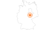 Ausflugsziel Kloster und Kaiserpfalz Memleben in Saale-Unstrut: Position auf der Karte