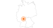 Ausflugsziel Schloss Schönbusch in Aschaffenburg im Spessart-Mainland: Position auf der Karte
