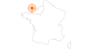 Ausflugsziel Tiefsee-Museum La Cité de la Mer in Cherbourg in Manche: Position auf der Karte