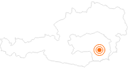 Ausflugsziel Murinsel Graz in Region Graz: Position auf der Karte