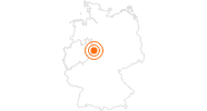 Ausflugsziel Weser-Skywalk in Beverungen im Teutoburger Wald: Position auf der Karte