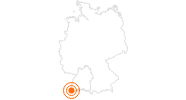 Ausflugsziel Dreiländermuseum in Lörrach im Schwarzwald: Position auf der Karte