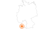 Tourist Attraction German Clock Museum in Furtwangen in the Black Forest: Position on map