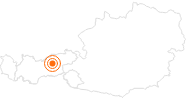 Ausflugsziel Tirolland in Vomperbach bei Schwaz in der Region Hall - Wattens: Position auf der Karte