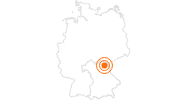 Tourist Attraction Granite Labyrinth Epprechtstein in the Fichtelgebirge: Position on map