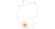 Ausflugsziel Schloss Lichtenstein Schwäbische Alb: Position auf der Karte