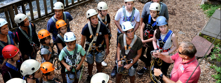 Sicherheitseinweisung der Gäste durch Josef Staggl