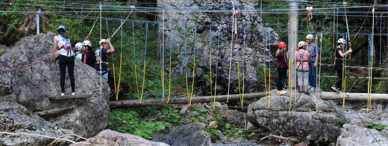 Ein Teil von Parcour Wasser