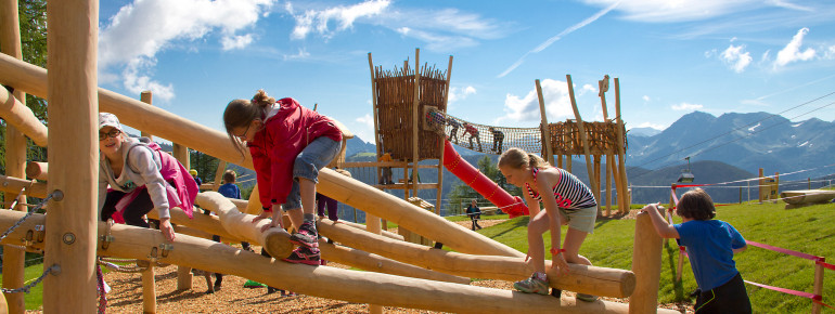 Auch Balance ist von den Kindern gefragt.
