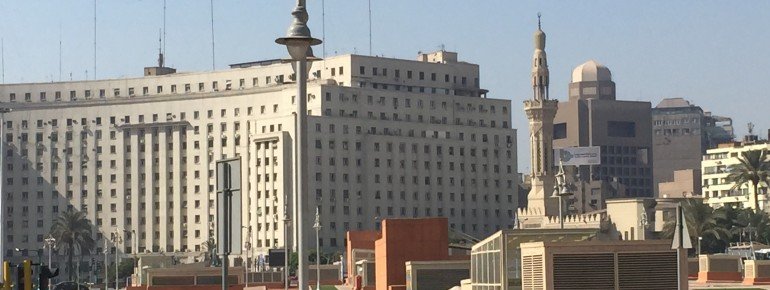 Der Tahrir-Platz im Zentrum von Kairo