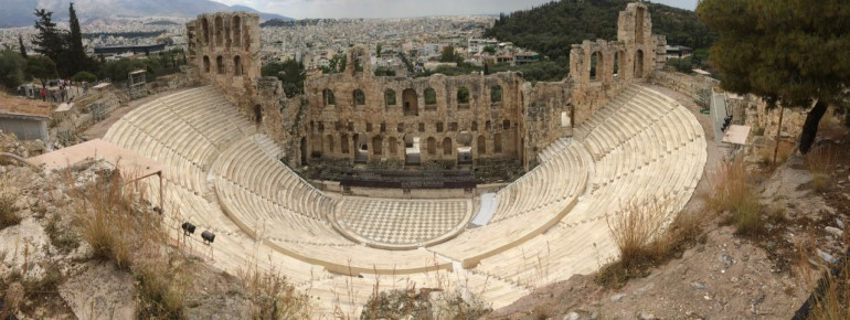 Blick ins Dionysos Theater.