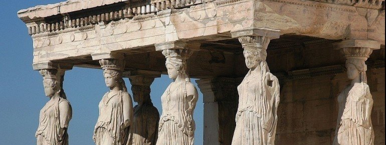 Athena-Säulen an der Akropolis