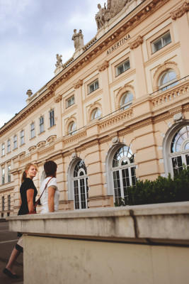 Die Albertina befindet sich im größten habsburgischen Wohnpalais der Hofburg.