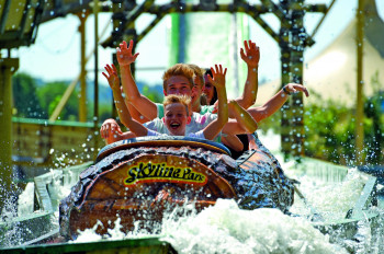 Im Allgäu Skyline Park gibt es gleich zwei Wildwasserbahnen.