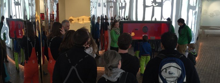 Die Dauerausstellung "Ganz oben" erzählt von Menschen, die von Galtür aus in die Welt hinaus zogen.