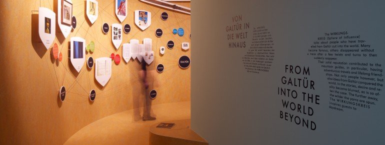 Von Galtür hinaus in die Welt: Das ist das Motto der Daueraustellung "Ganz oben".