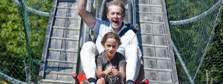 Die Jumps sind bis zu 6 Meter hoch.