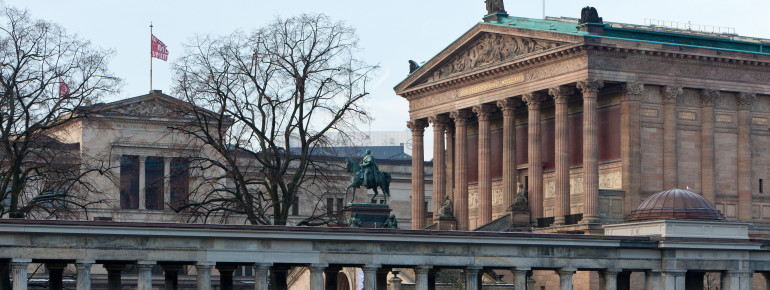 Die Alte Nationalgalerie entstand 1876 als drittes Museum auf der Berliner Museumsinsel.