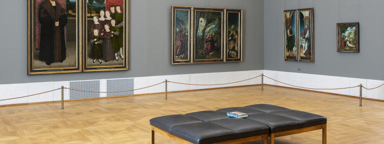 Neue Säle für Altdeutsche Malerei im Erdgeschoss