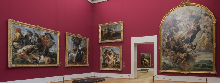 Blick in den Rubensaal der Alten Pinakothek.