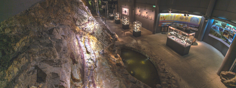 Mit 40 Metern ist die freigelegte Amethystader in Maissau die größte der Welt.