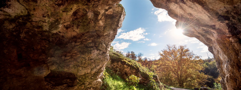 Die Höhle ist rund 40 Meter lang.