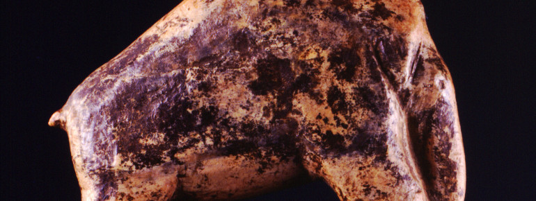 Das Mammut aus dem Vogelherd ist 40.000 Jahre alt.