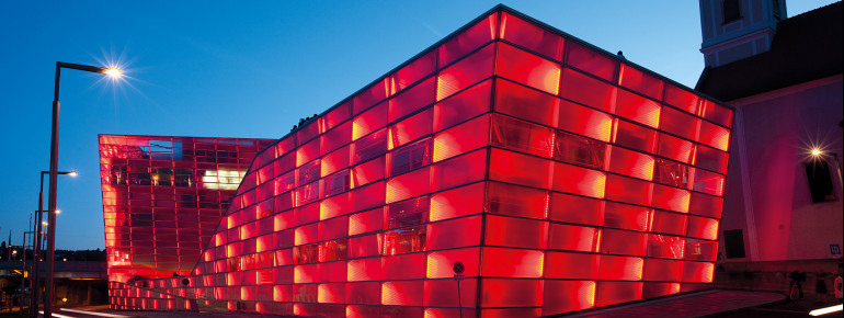 Das Ars Electronica Center ist auch architektonisch reizvoll.