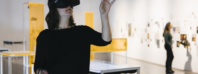 Das VRLab ist ein Teil der Ausstellung "Neue Bilder vom Menschen".