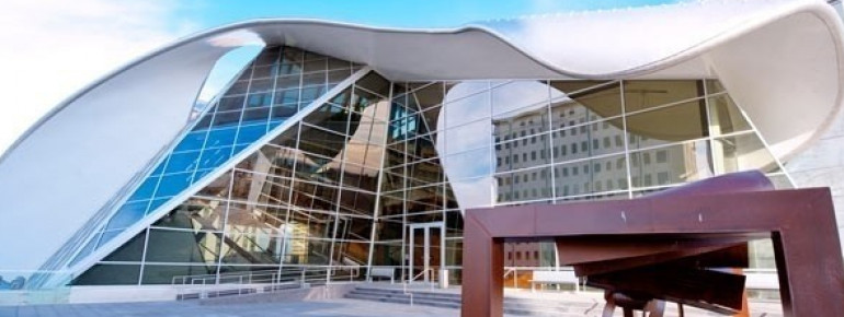 Innenhof der Skulpturenausstellung