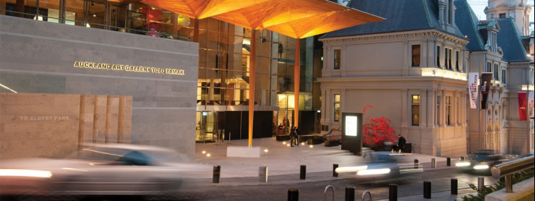 Das 2011 neu eröffnete Hauptgebäude der Auckland Art Gallery.