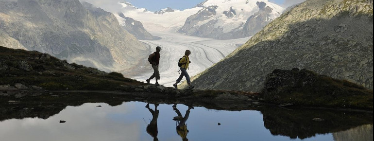 Erkunde das Eggishorn zu Fuß!