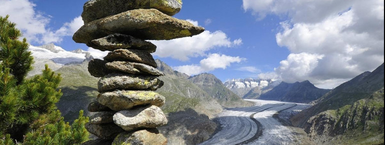 Das Eggishorn wartet mit vielfältigen Outdoor-Aktivitäten auf.