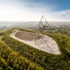 Das Tetraeder ist ein Symbol für den Strukturwandel in der Region Bottrop.