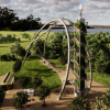 Der Skyloop wird durch sein Design in die Natur integriert.