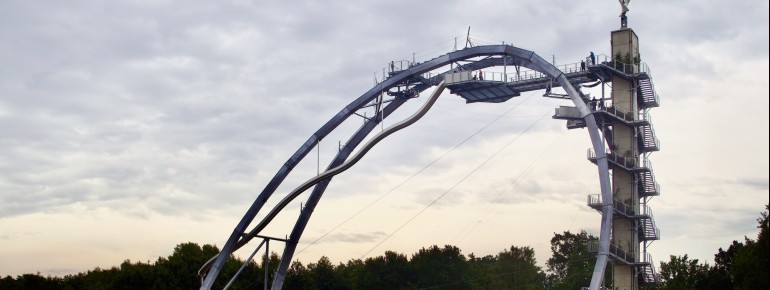 Die neueste Attraktion: Der Sky Loop Aussichtssturm am Steinhuder Meer bei Mardorf.