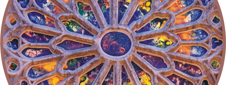 Fensterrosette der Divi-Blasii Kirche.