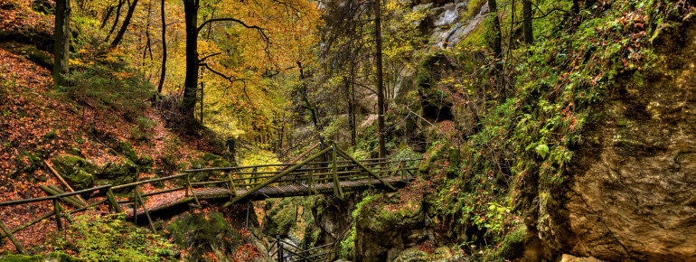 Die Bärenschützklamm ist von Mai bis Oktober geöffnet.